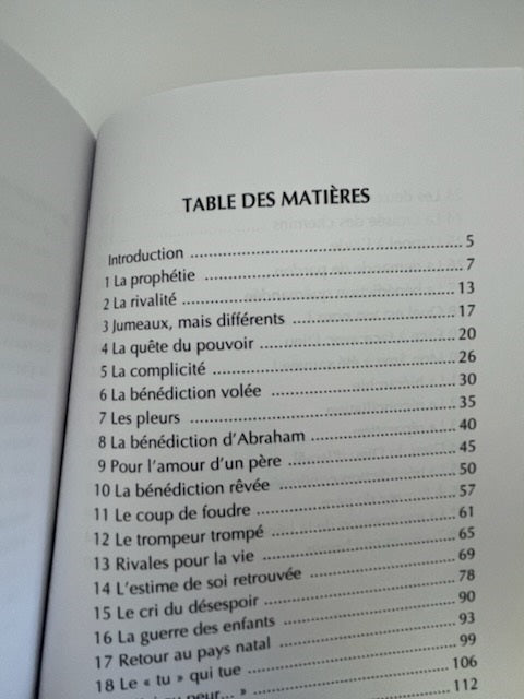 Les cinq bénédictions de Jacob