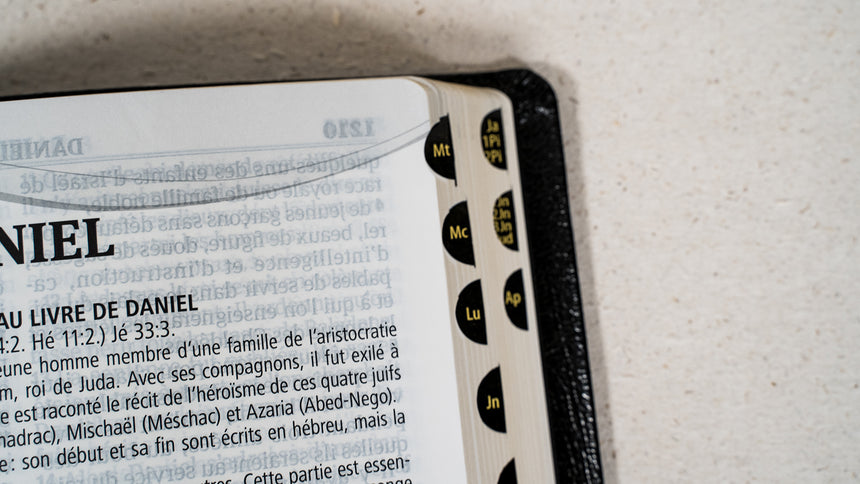 Bible souple avec gros caractères
