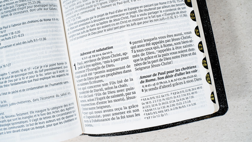 Bible souple avec gros caractères