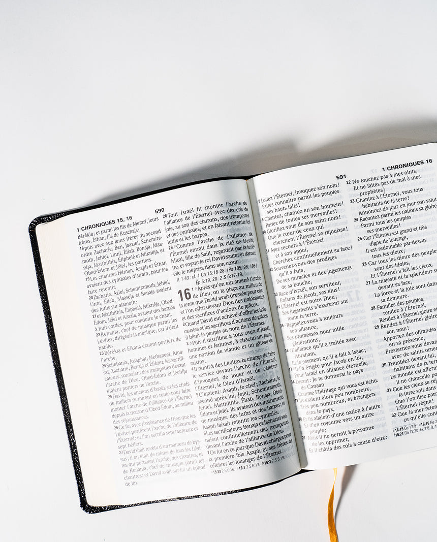 Bible souple avec gros caractères