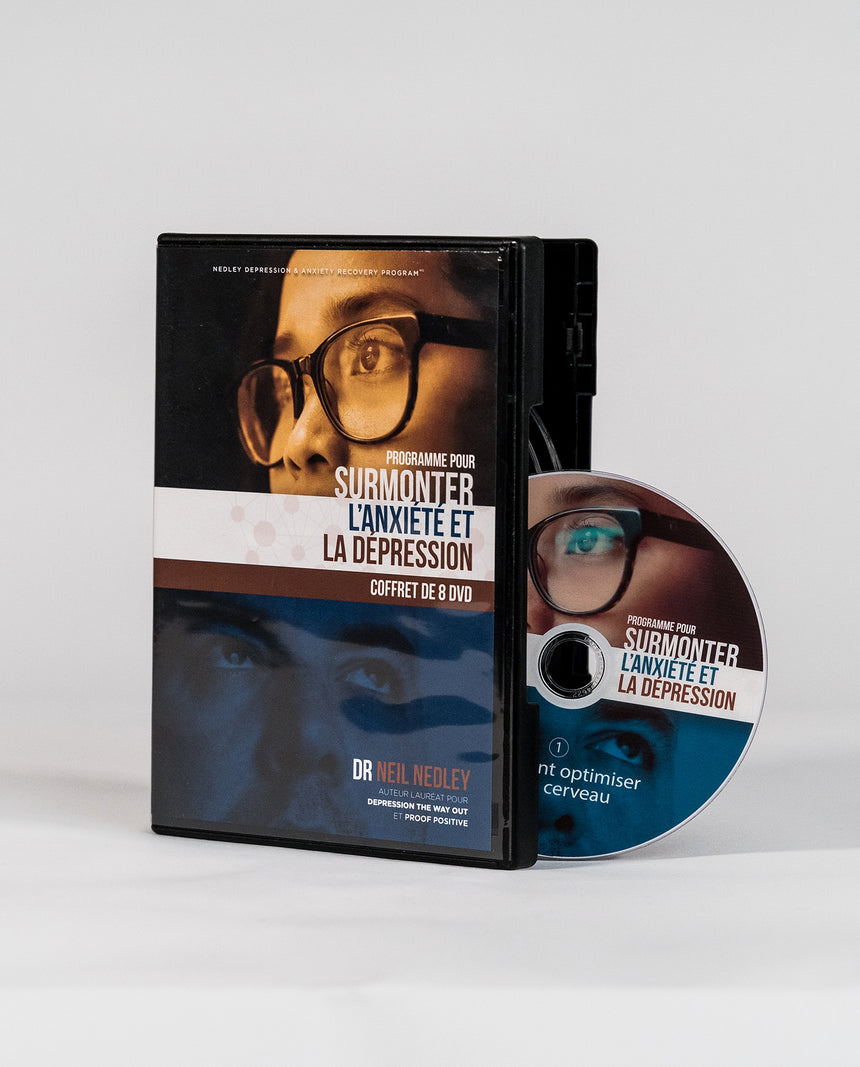 Surmonter l’anxiété et la dépression, coffret DVD du programme 🇫🇷 🇧🇪🇨🇭