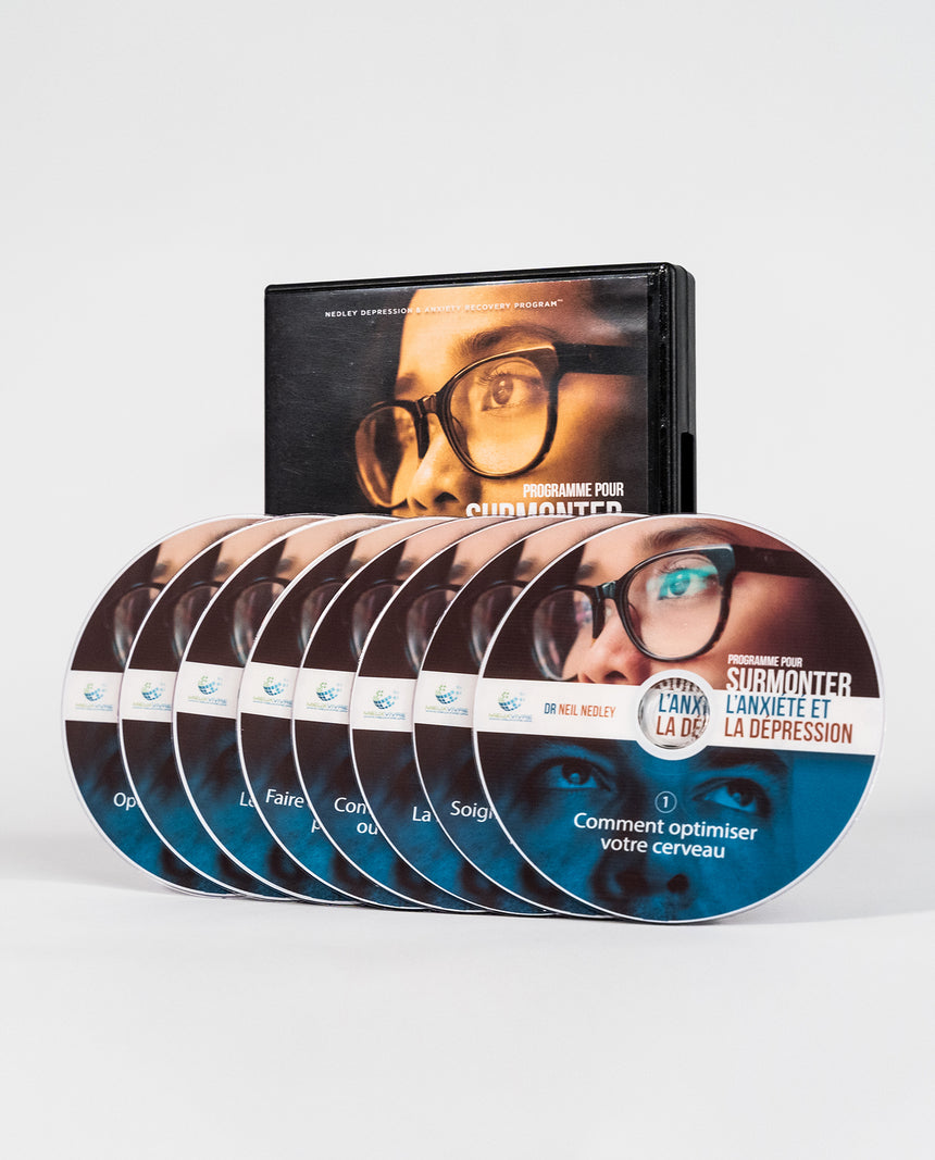 Surmonter l’anxiété et la dépression, coffret DVD du programme 🇫🇷 🇧🇪🇨🇭