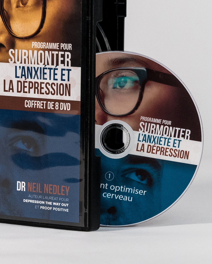 Surmonter l’anxiété et la dépression, coffret DVD du programme 🇫🇷 🇧🇪🇨🇭